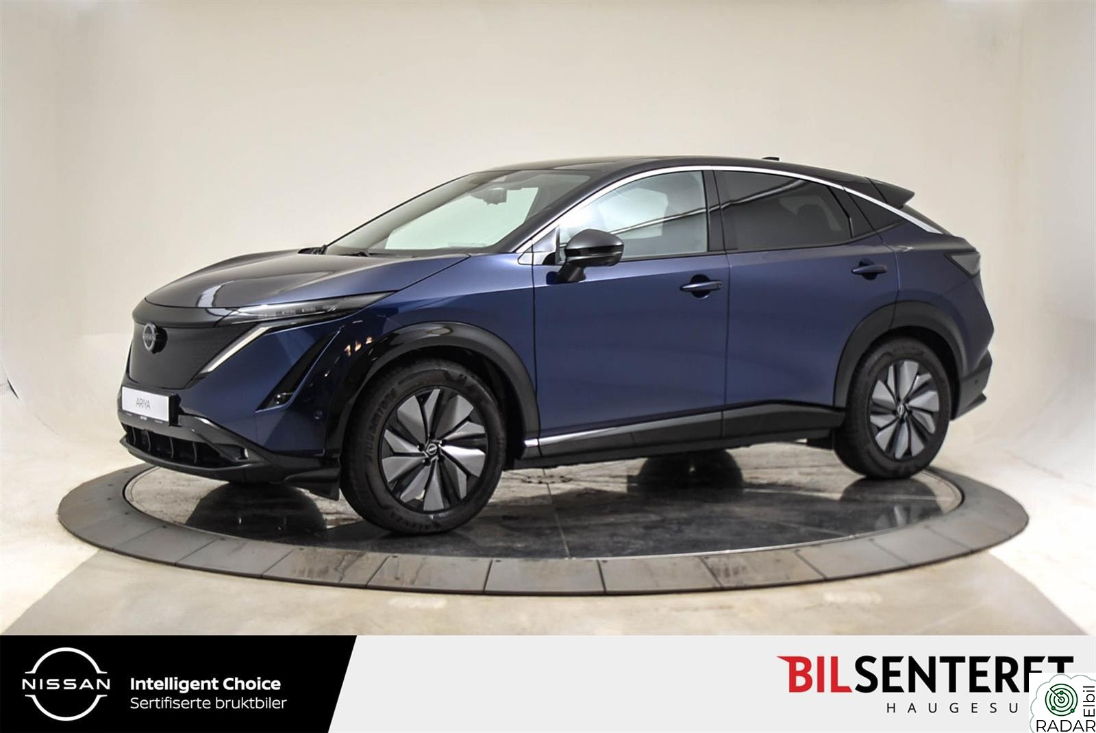 NISSAN ARIYA Evolve 63 kwt 360 kamera, Navi, Nappaskinn