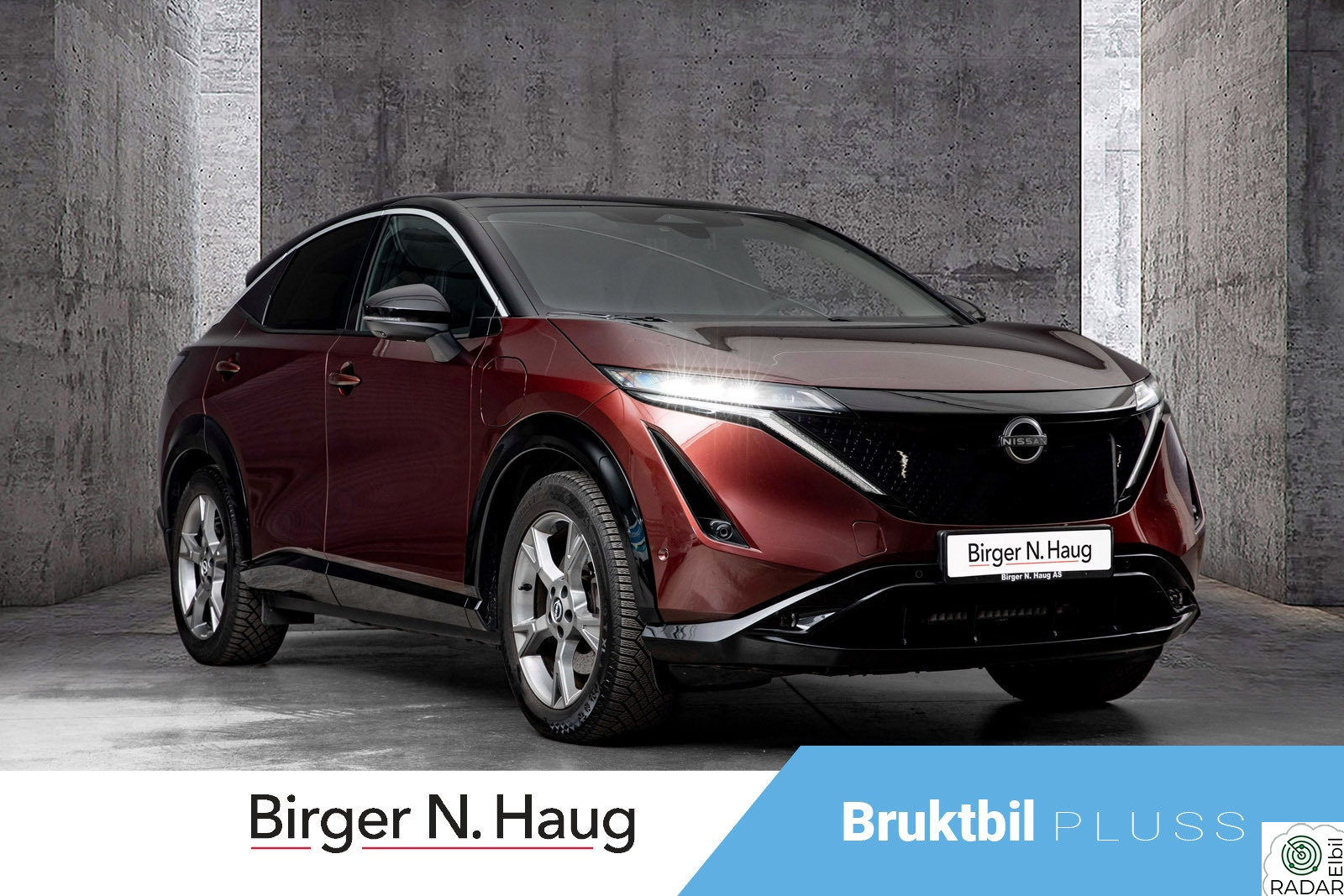 NISSAN ARIYA Evolve 87kWt TOPPMODELL/NORSK/KROK/LAZER/BOSE/SOLTAK+++