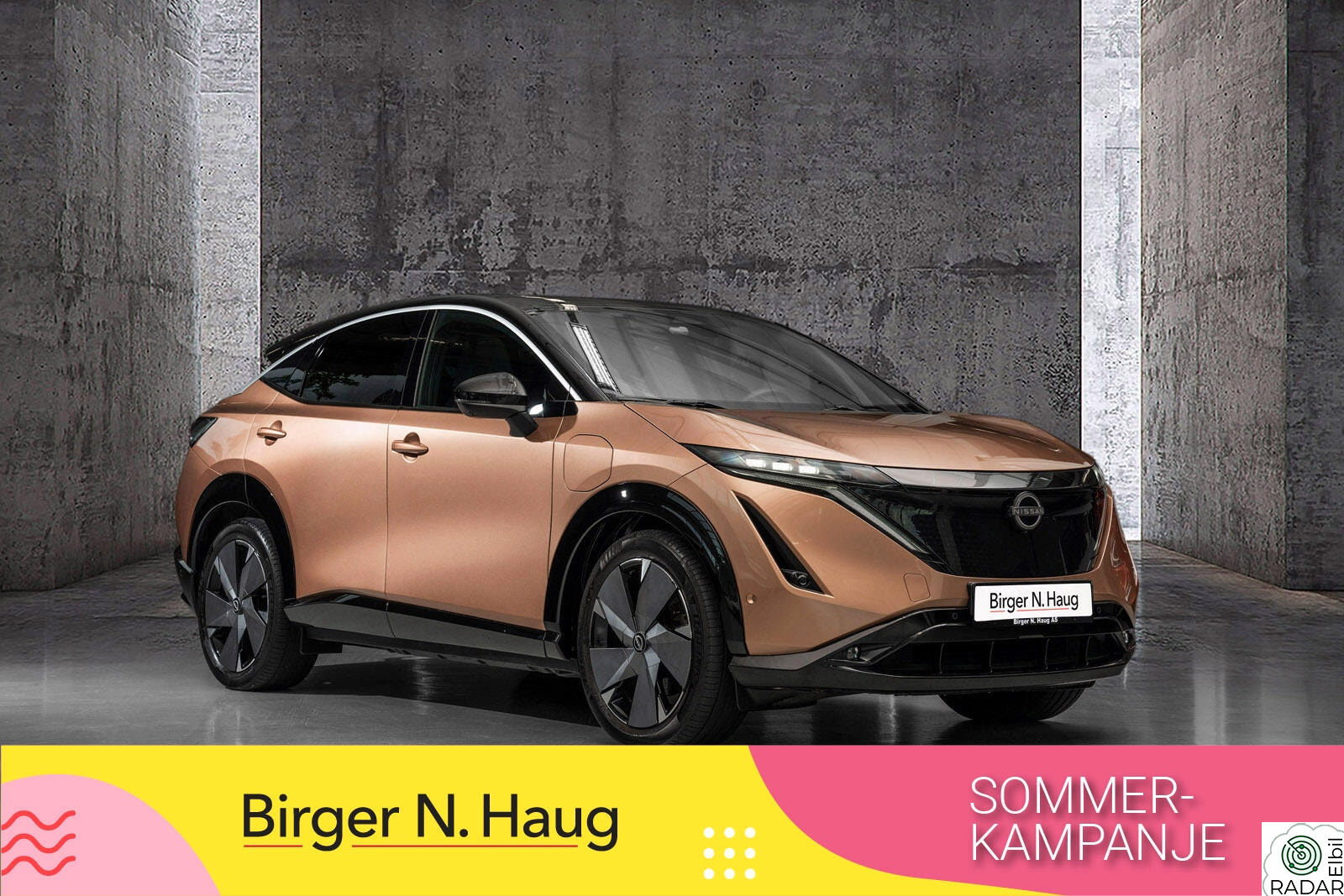 NISSAN ARIYA Evolve 87kWt 516km(WLTP)REKKEVIDDE! VI TAR INNBYTTE!