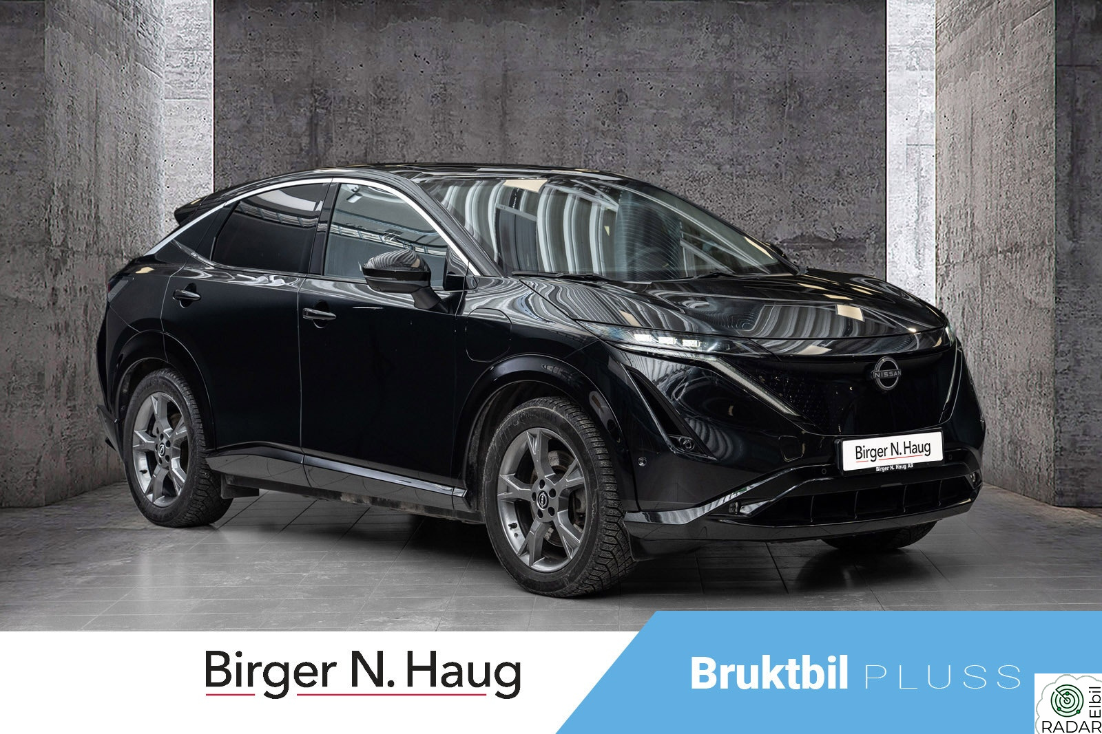 NISSAN ARIYA Evolve 87kWt TOPPUTSTYRT-PANORAMASOLTAK-HUD