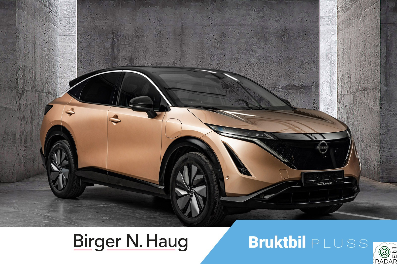 NISSAN ARIYA Evolve 87kWt TOPPMODELL! 2WD! LEVERINGSKLAR FØR JUL!!
