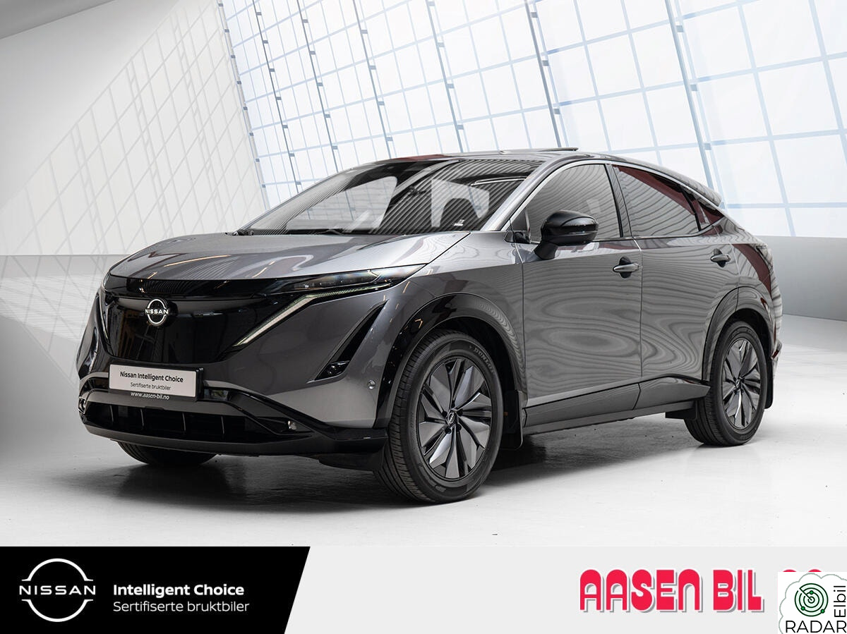 NISSAN ARIYA Evolve 87kWt 360kam, HUD, Bose, avtag. h.feste, ny serv
