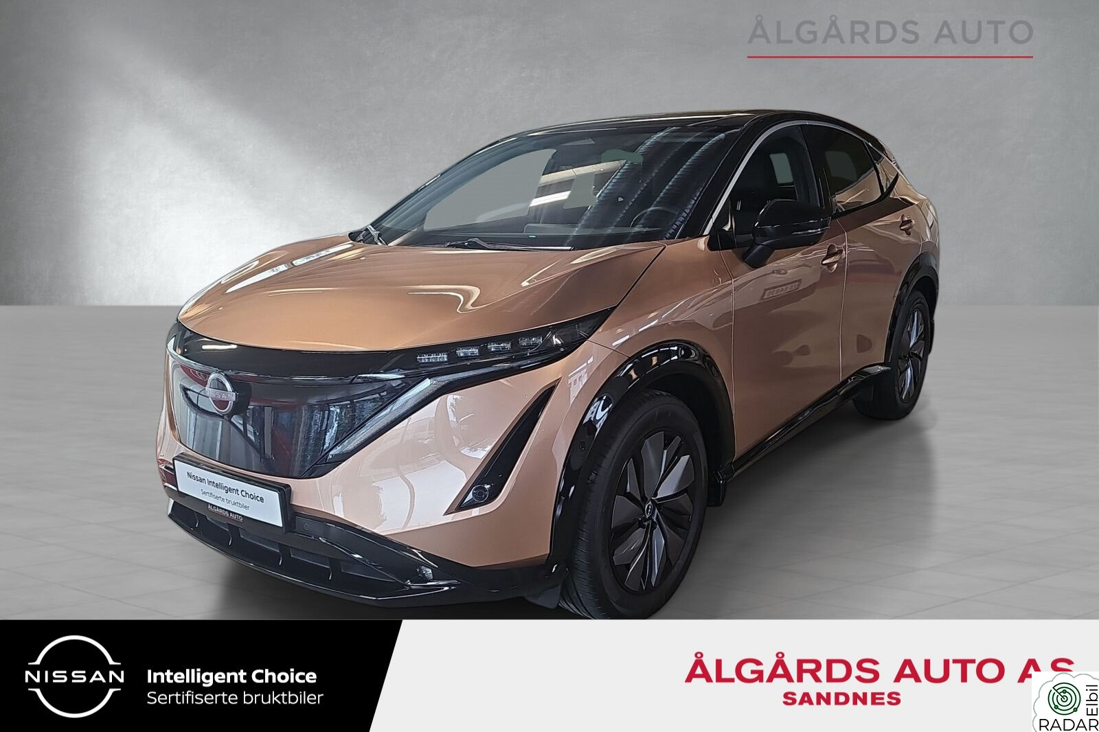 NISSAN ARIYA Advance 87kWt NAVI-360 KAMERA-PROPILOT-VINTERHJUL