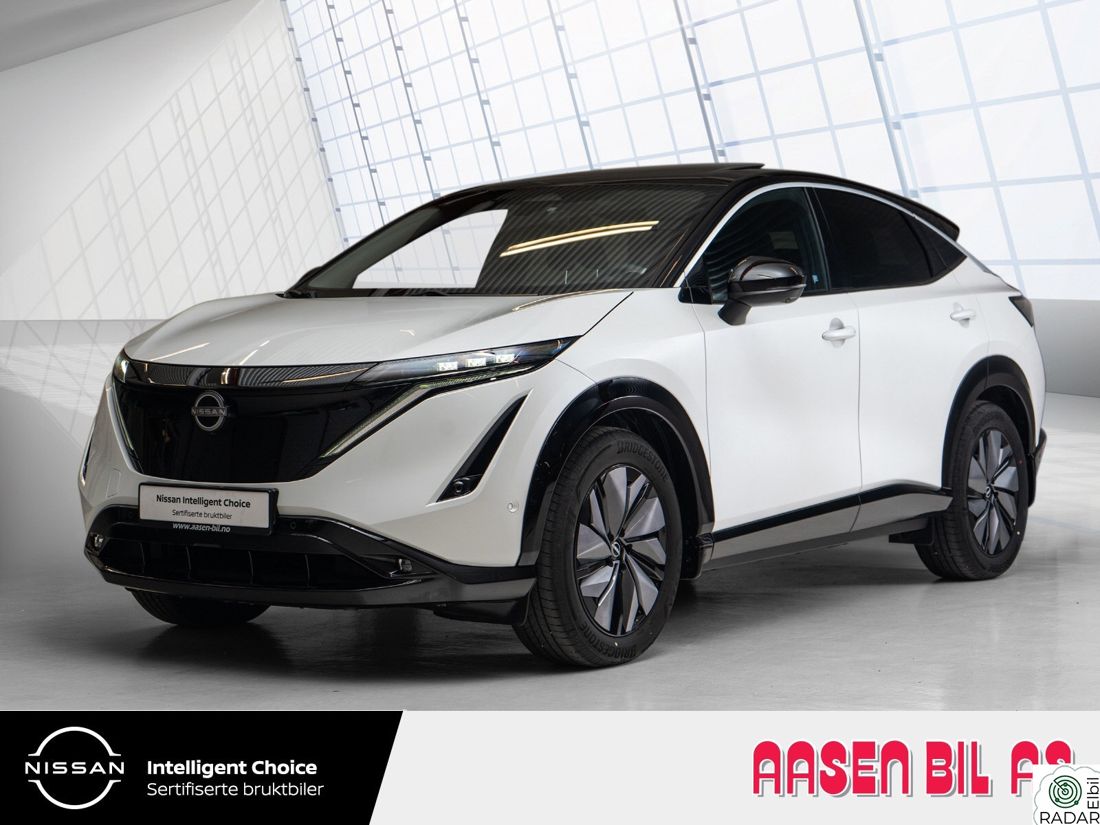 NISSAN ARIYA Evolve 87kWt m/hengerfeste og Drop Off lakkforsegling