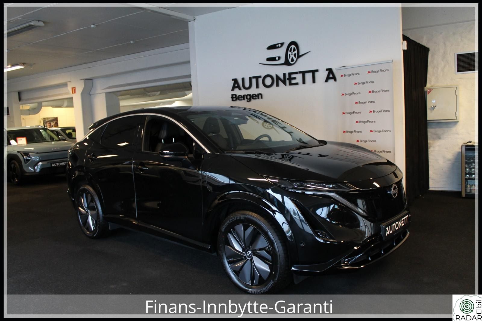 NISSAN ARIYA 87kWh,Evolve,H-feste,Panorama,H-up,Skinn,Service Avtale