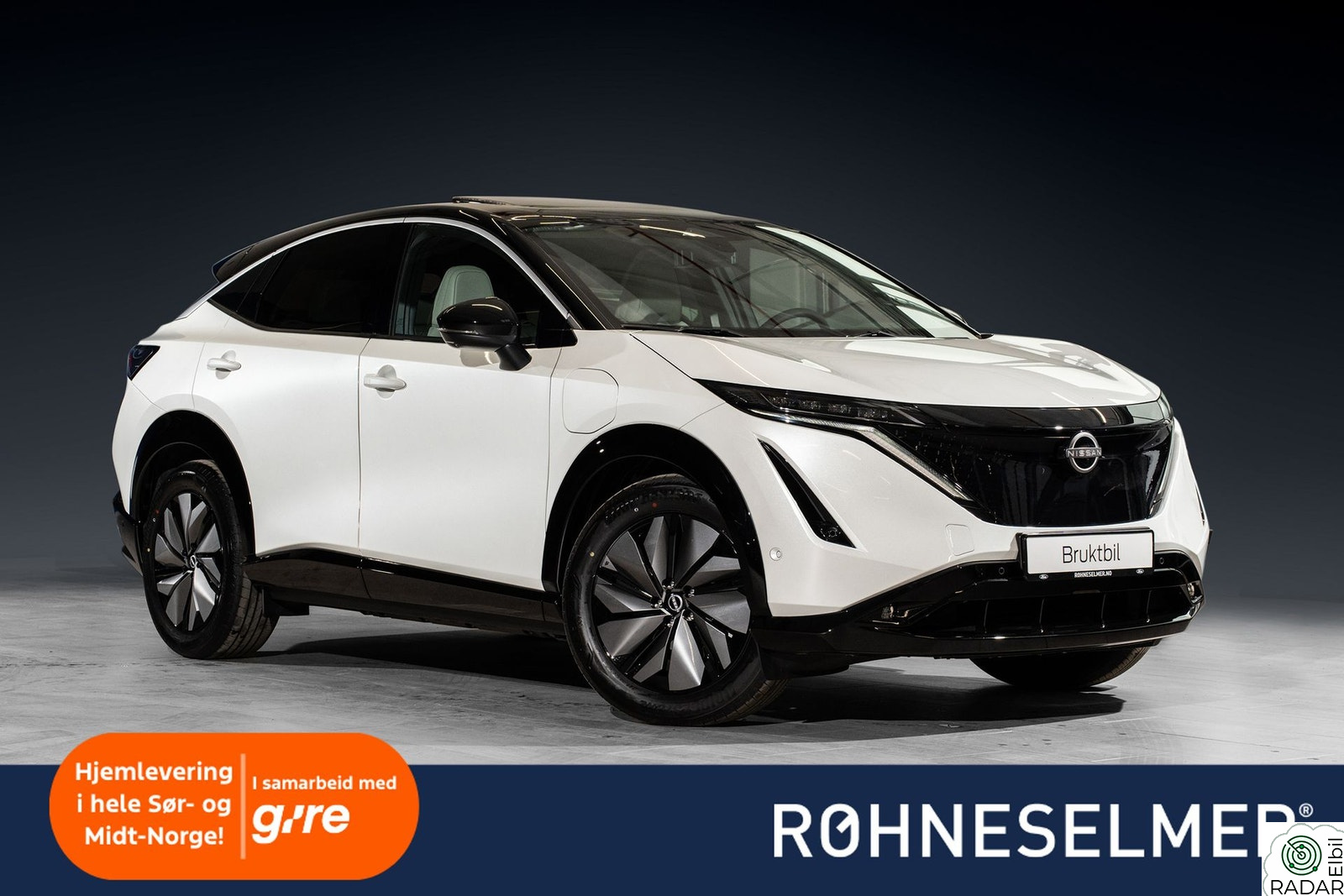 NISSAN ARIYA Evolve 87 kWh "NY BIL" 360kam ACC Skinn Bose HUD Pano