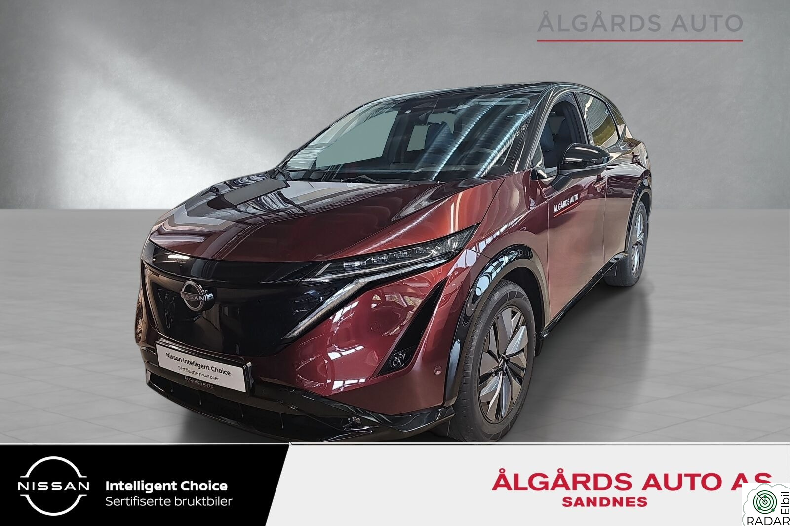 NISSAN ARIYA e4ORCE Evolve+ 87kWt NAVI-SKINN-360 KAMERA-VINTERHJUL