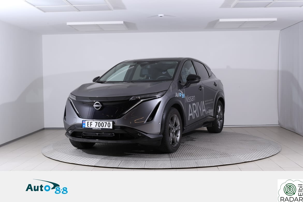 NISSAN ARIYA Evolve | e-4ORCE | Nappa-skinn | Krok | Led bar