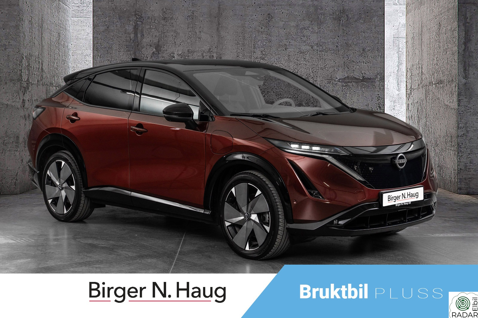 NISSAN ARIYA e4ORCE Evolve 87kWt 20 ALT UTSTYR / UNIK FARGE / PANO.