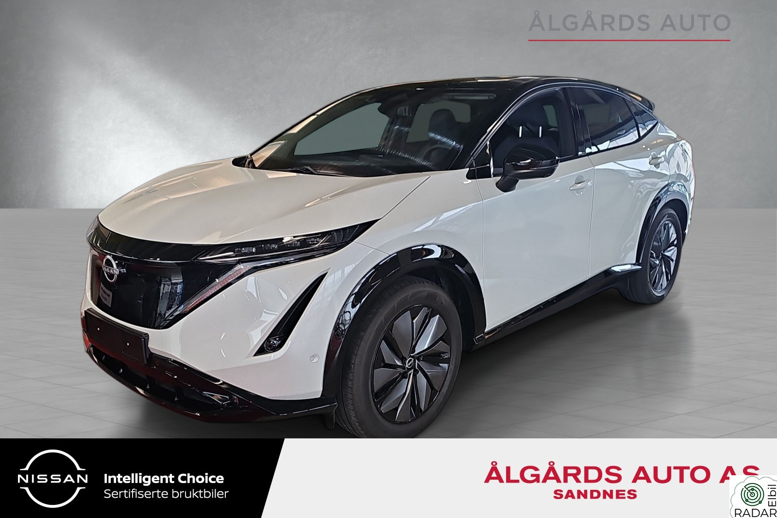 NISSAN ARIYA e4ORCE Evolve+ 87kWt - SKINN - VINTERHJUL - GLASSTAK