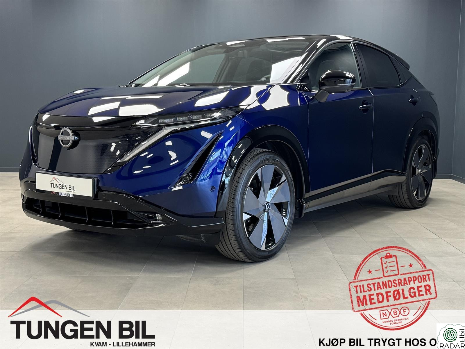 NISSAN ARIYA 87 kwh|20"s.h.|22kw lader |e-4ORCE|Evolve|Lav km|krok