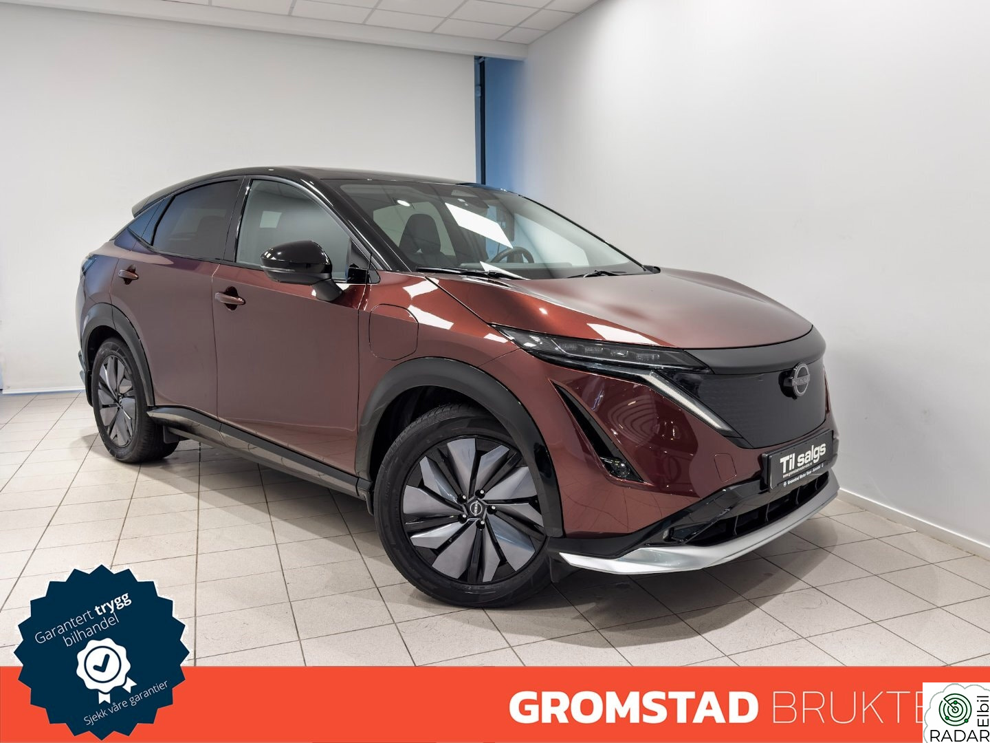 NISSAN ARIYA e4ORCE Advance 87kWt Norsk/360.R.kam/Navi/LED/Delskinn