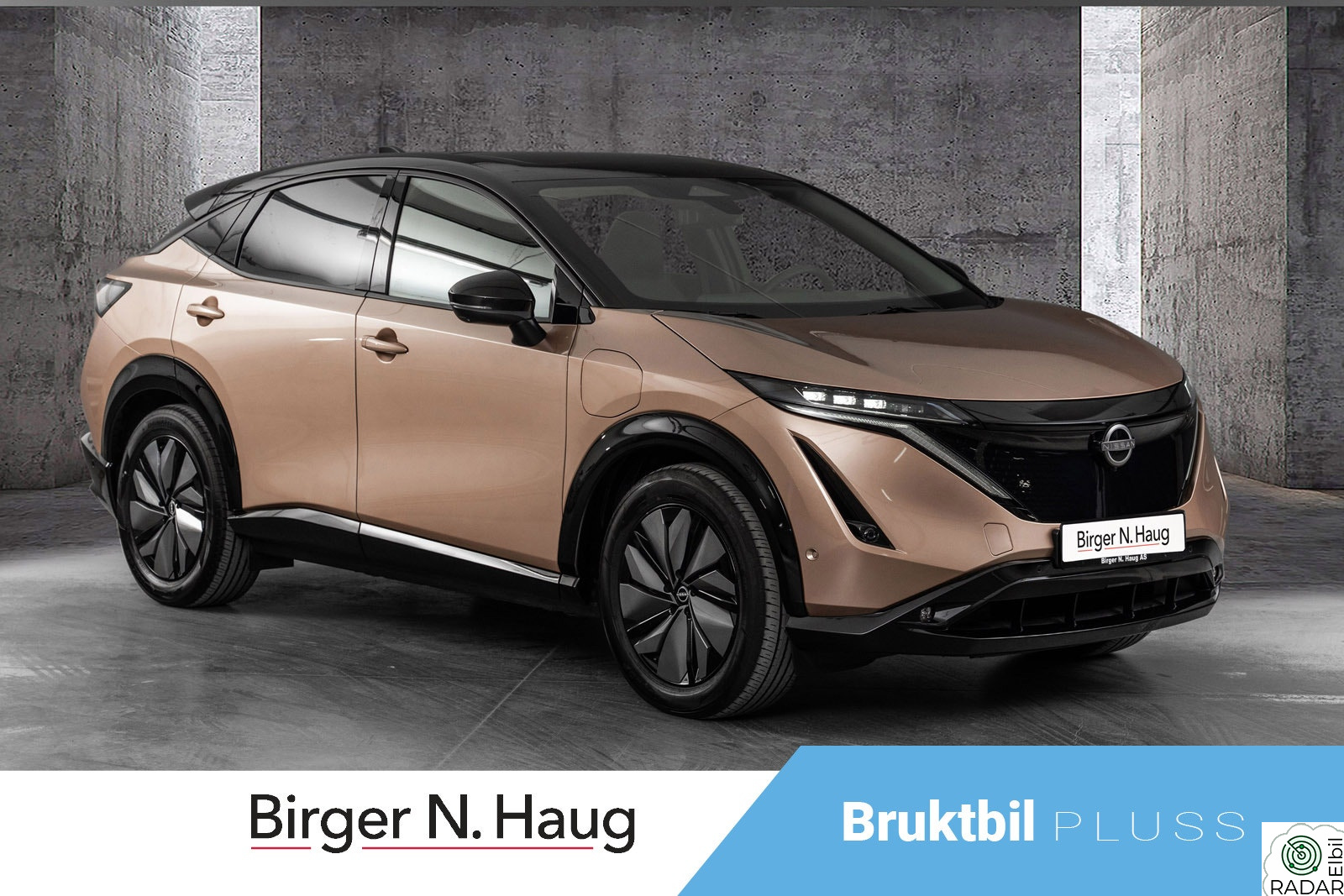 NISSAN ARIYA e4ORCE Evolve 87kWt VELHOLDT-TOPPUTSTYRT-SOLTAK