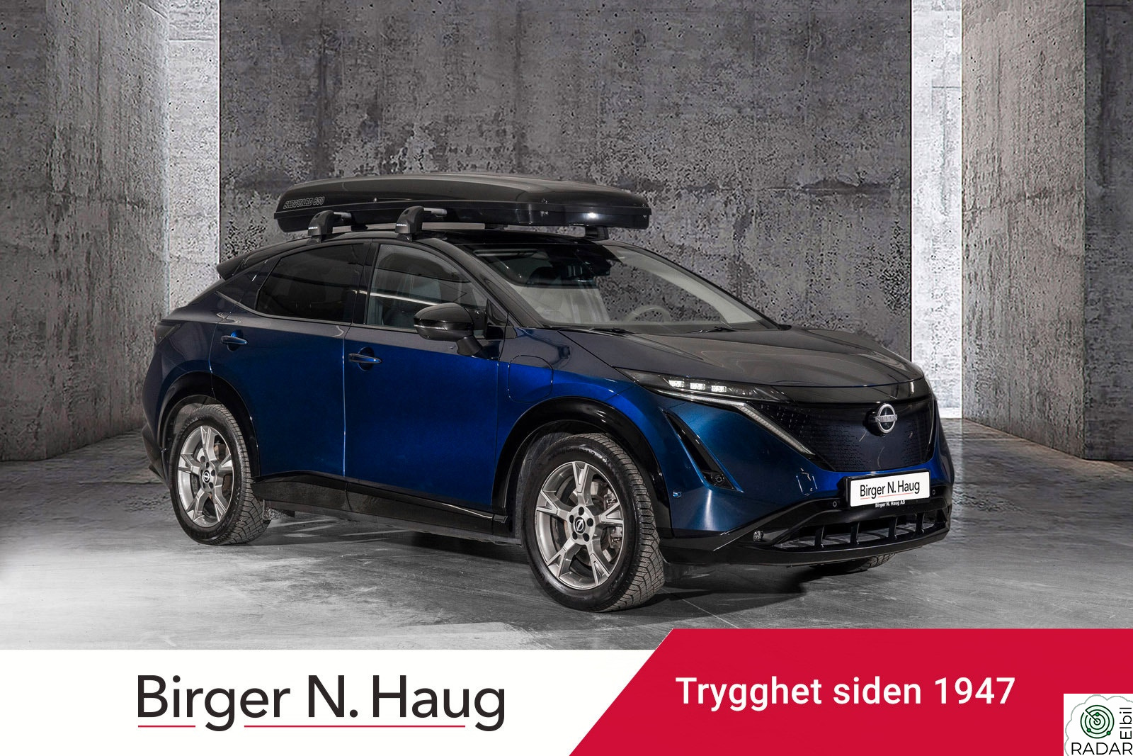 NISSAN ARIYA e4ORCE Evolve+ 87kWt 4X4|TAKBOKS|HENGERFESTE|TOPPUTSTYR