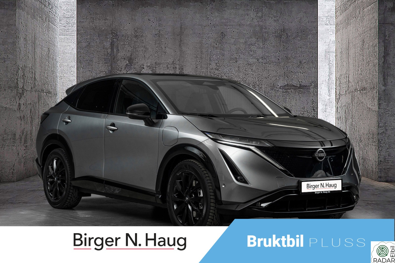 NISSAN ARIYA e4ORCE Evolve 87kWt LEVERES PÅ DAGEN!
