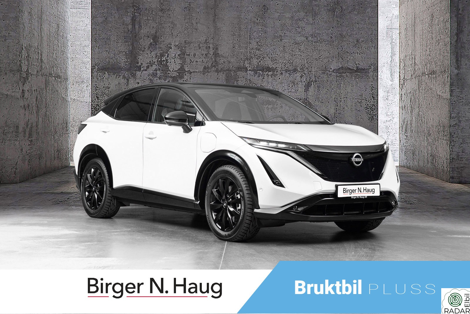 NISSAN ARIYA e4ORCE Evolve 87kWt 20" TOPPUTSTYRT-VELHOLDT-NY BIL