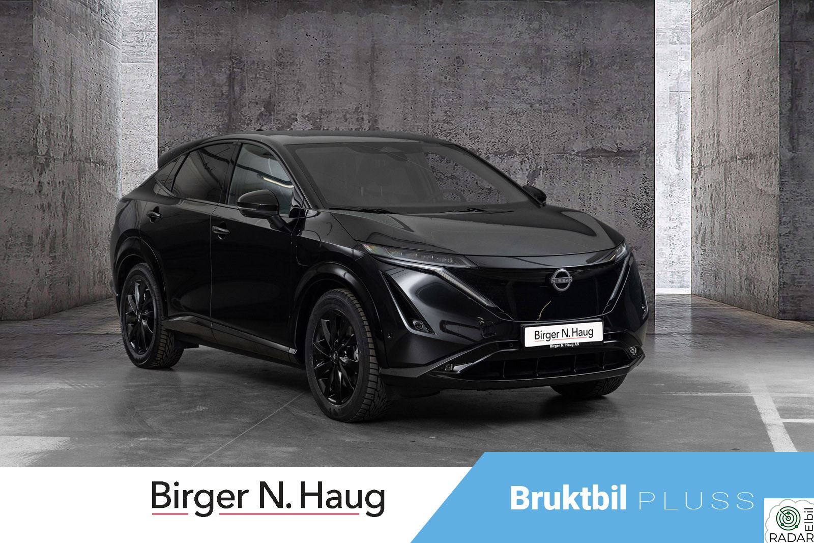 NISSAN ARIYA e4ORCE Evolve 87kWt 20" Nappa NAPPASKINN/FABRIKKNY/S+V
