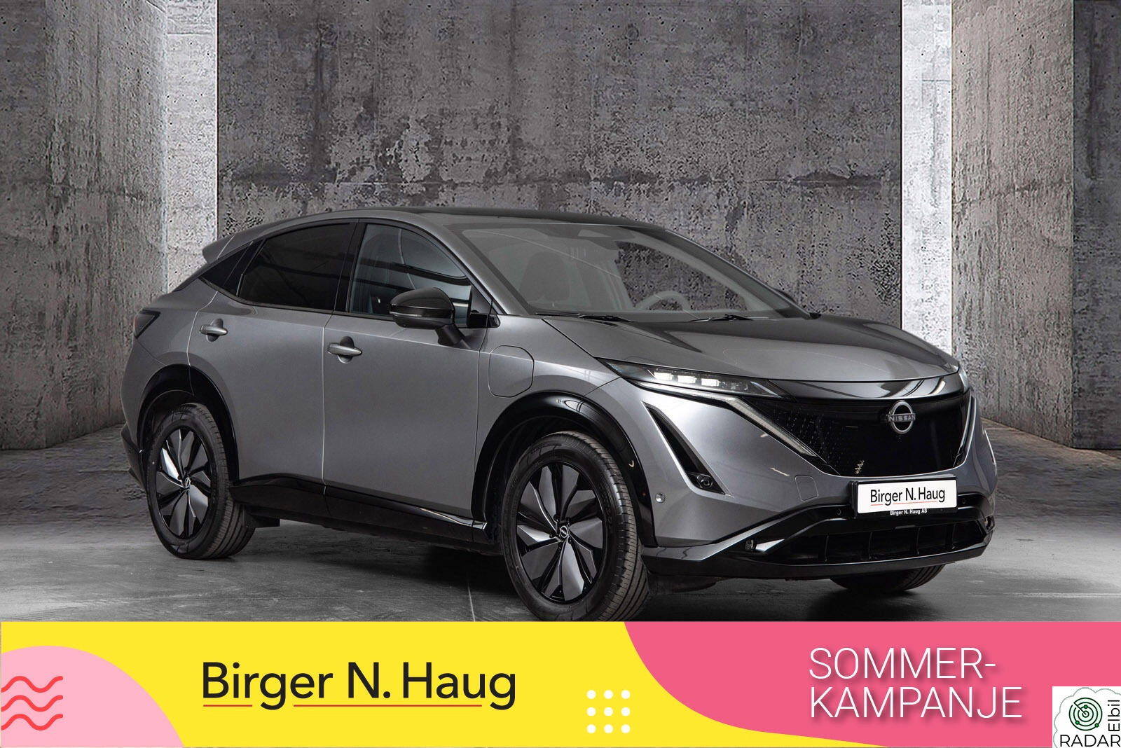 NISSAN ARIYA e4ORCE Evolve 87kWt SOMMERKAMPANJE: 1 ÅR EKSTRA GARANTI