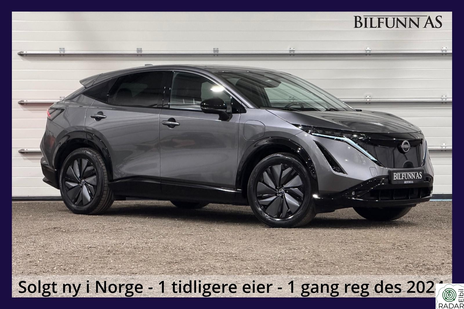 NISSAN ARIYA Advance 87kWh e-4ORCE 4WD, Norsk, Krok, 360°, ProPILOT