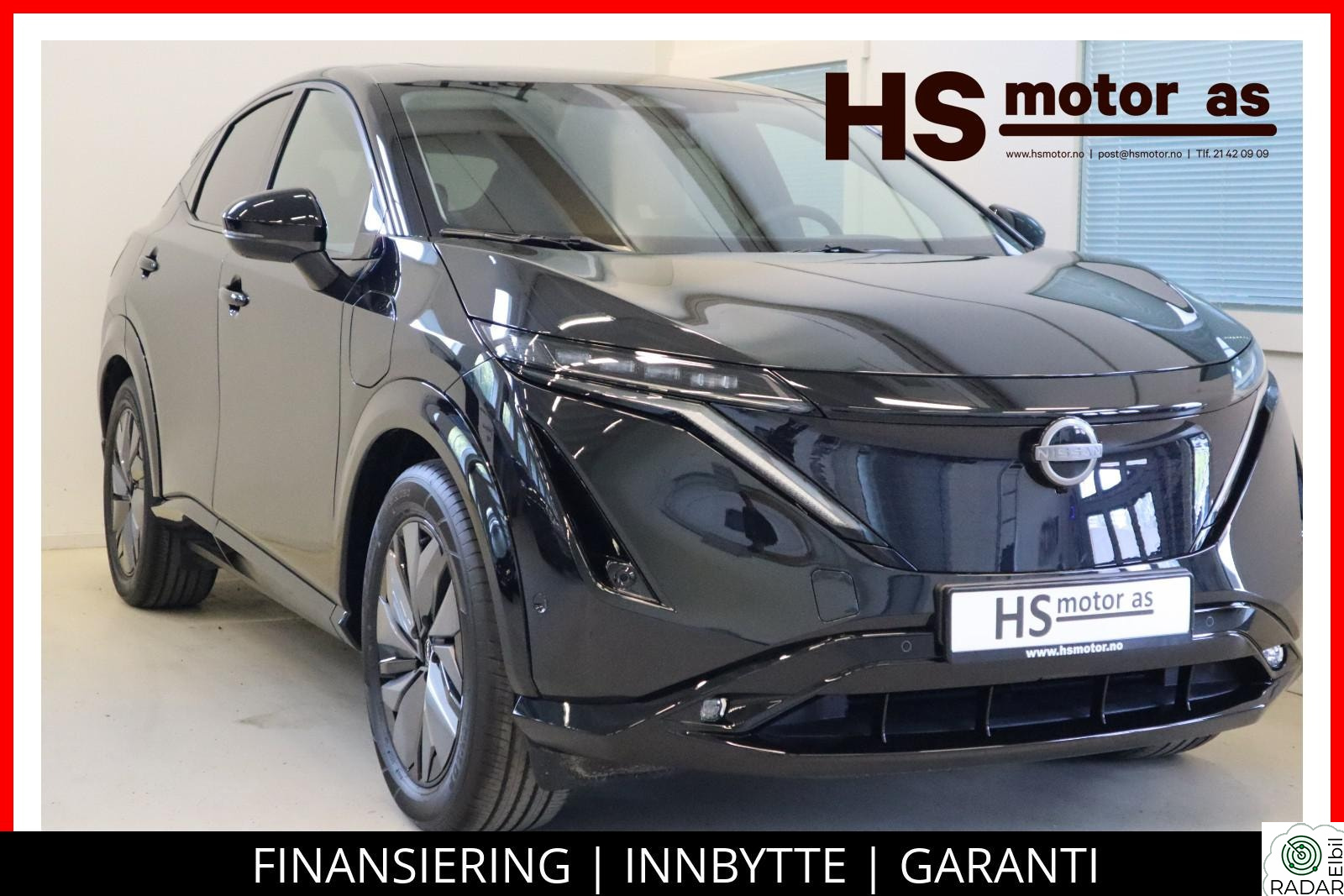 NISSAN ARIYA Evolve/e-Fource/2 hjulsett/Ker.lakkforsegling