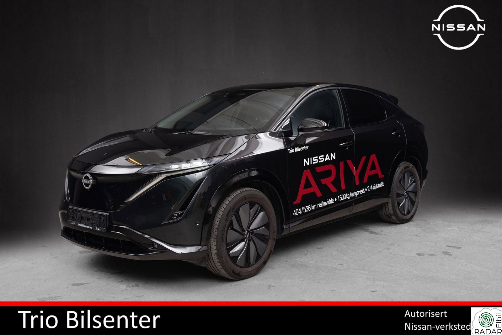 NISSAN ARIYA 87kw Evolve E-4ORCE | Krok|Bose|Minne