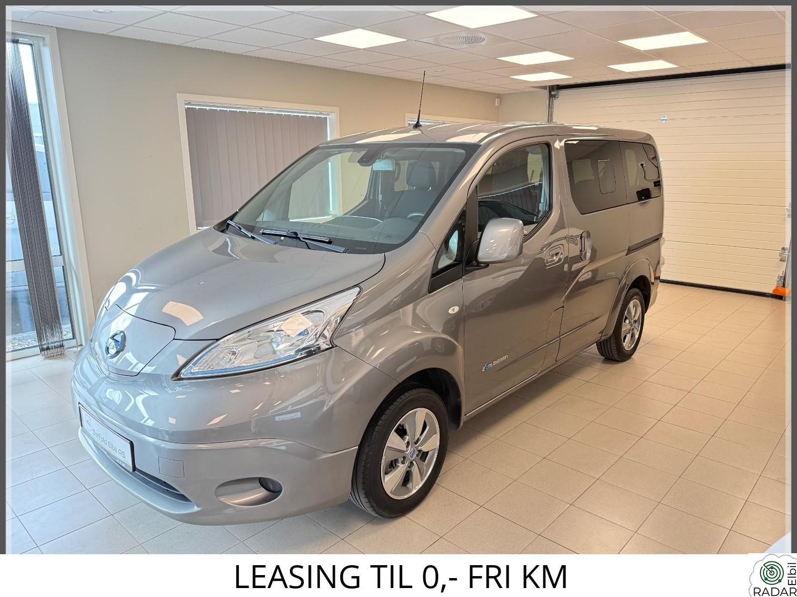 NISSAN e-NV200 40 KWH/7-S/NORSK/NAVI/R.KAMERA/CRUISE/KEYLESS/S+V+++