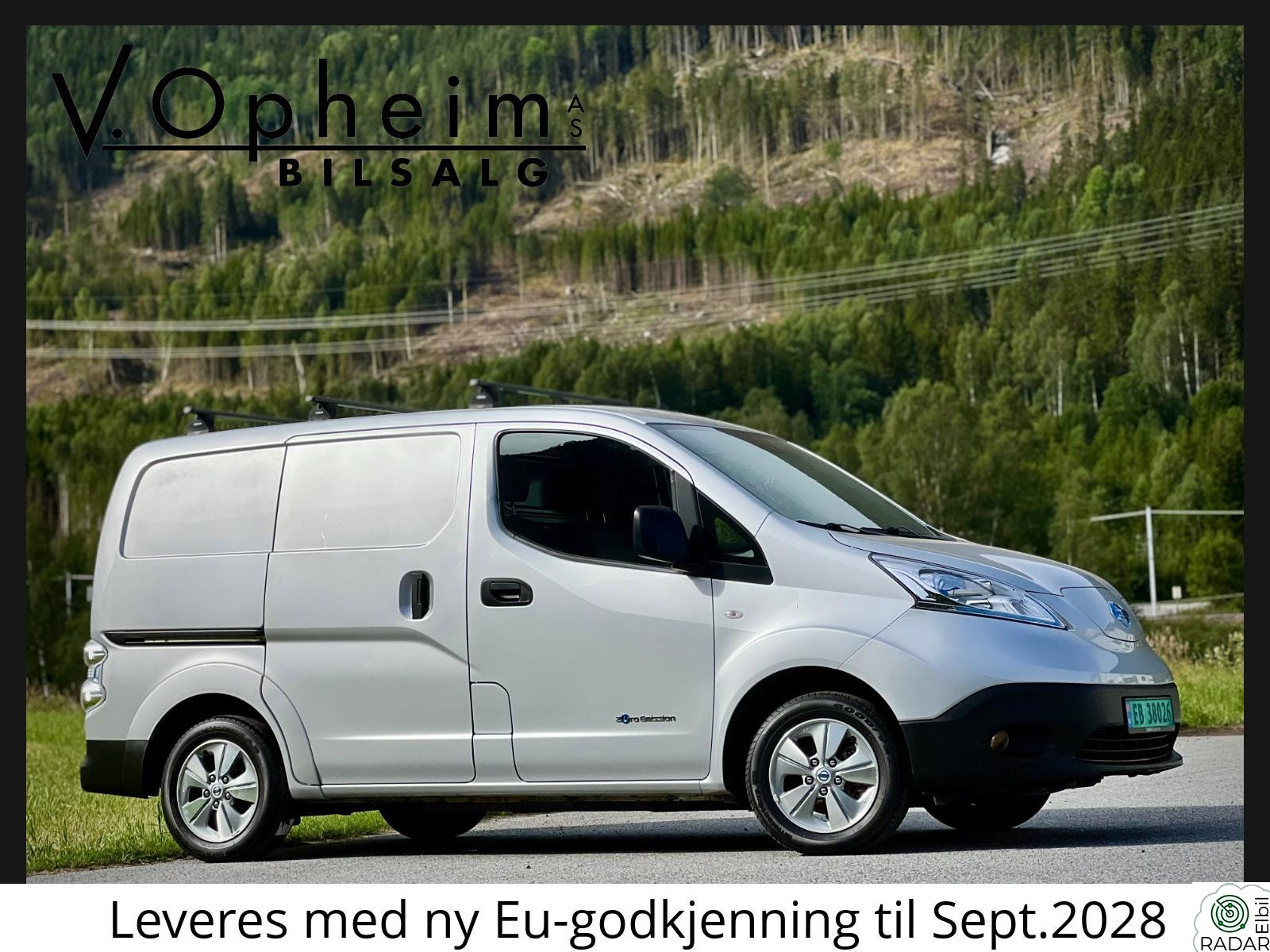 NISSAN e-NV200 Premium/40KWh/Norsk/1Eier/R.Kamera/Klima/Navi/Keyless