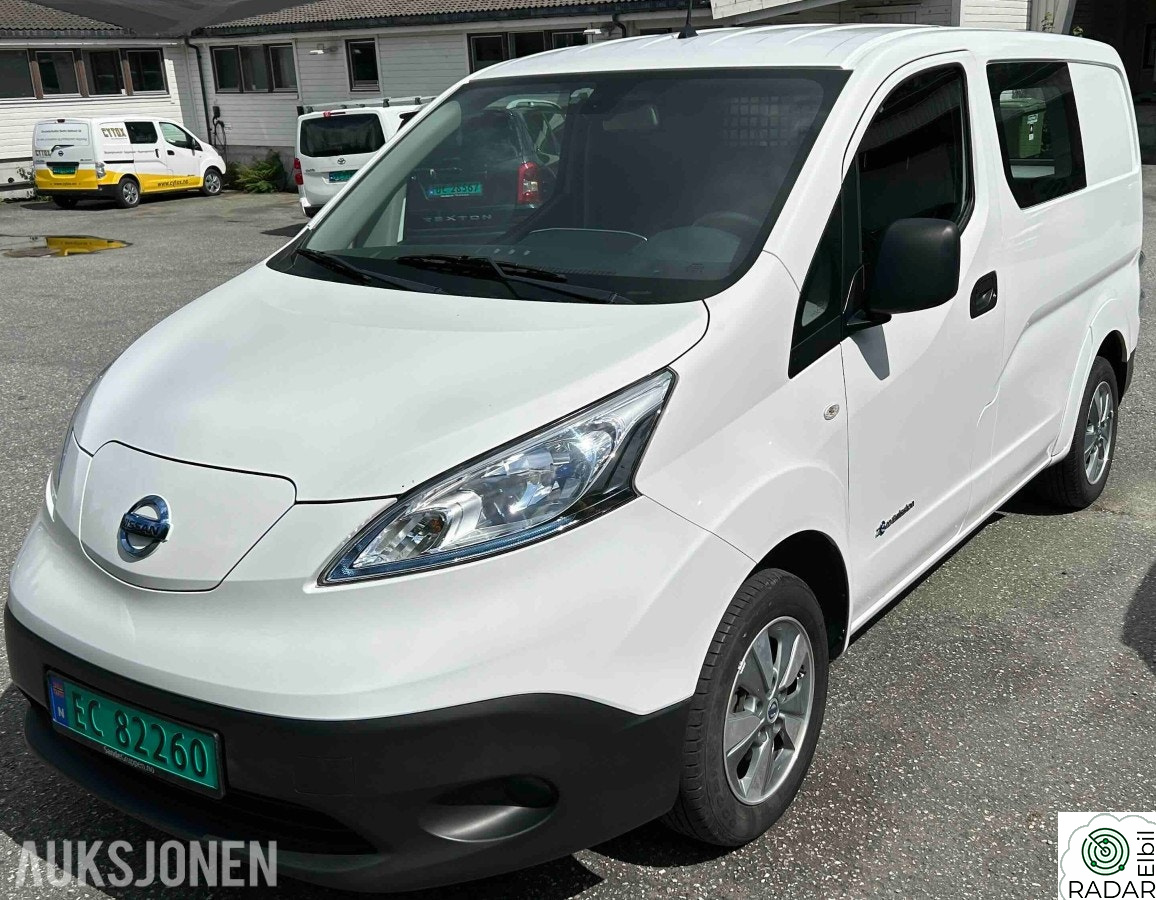 NISSAN e-NV200 40 KWH AUT NAVI KAMERA CRUISE SOMMER + VINTER