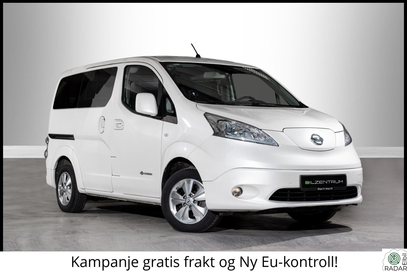NISSAN e-NV200 Evalia 40 kWt 7-s R.kam Navi DAB Cruise Rattvarme