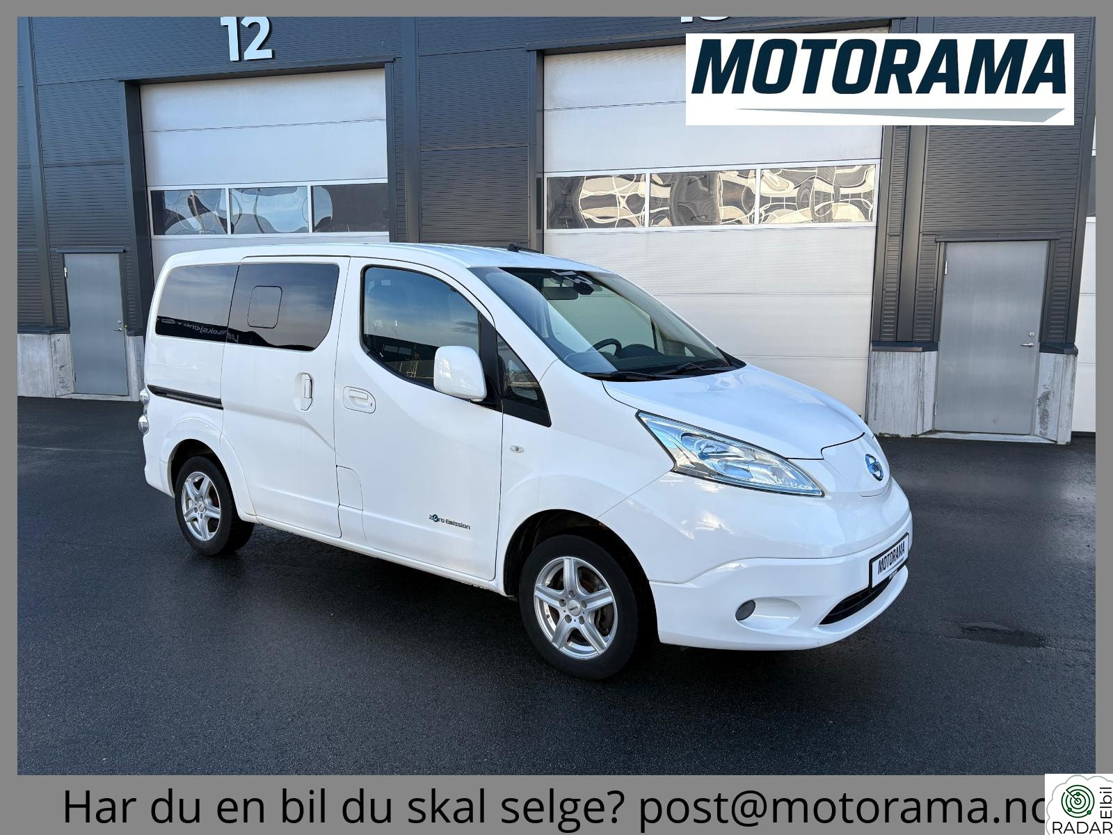 NISSAN e-NV200 Evalia | 7-Seter | R-Kam | Oppv. Ratt | EU 11/28