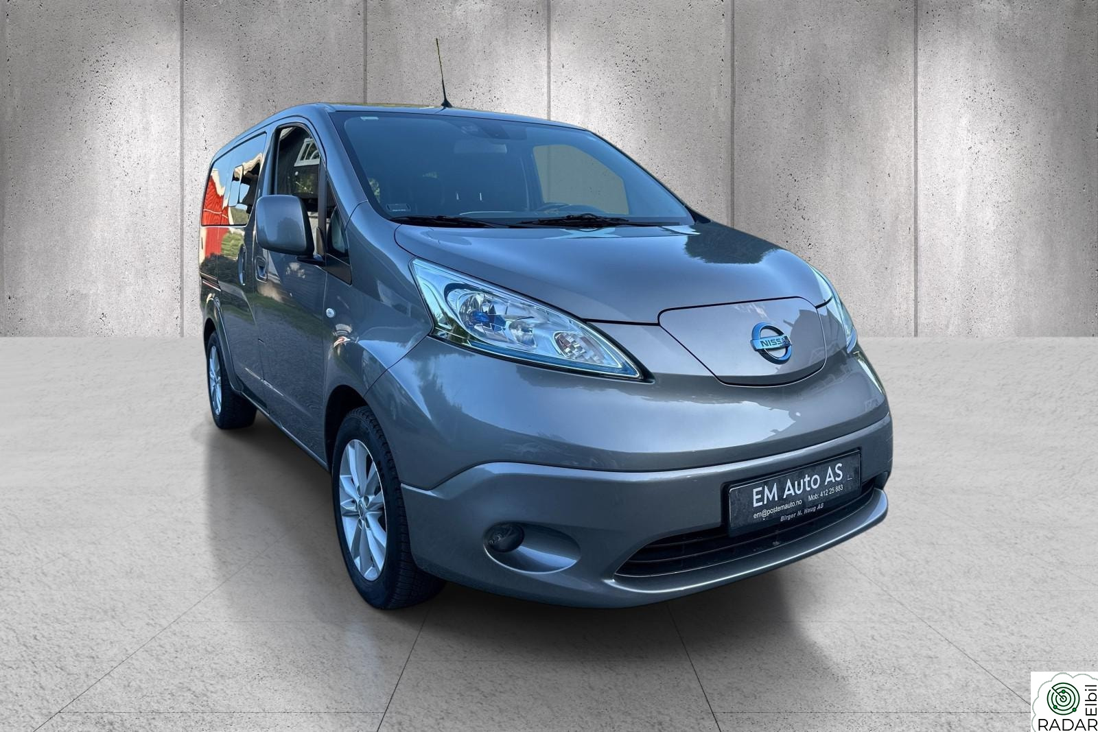 NISSAN e-NV200 ZeroEmission Evalla 40kWh 7setter-Ryggekamera-EU 2027!
