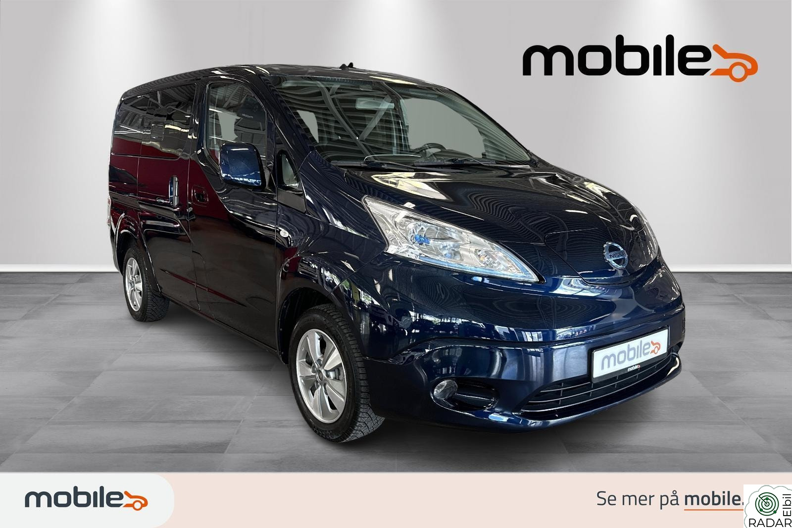 NISSAN e-NV200 200km Evalia 40 kWt 7-s/Rkam/Navi/DAB/Cruise