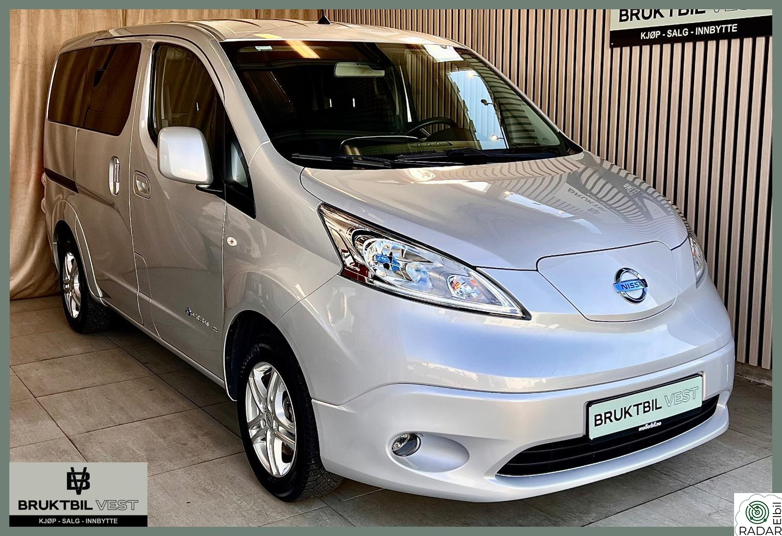 NISSAN e-NV200 Evalia 40KW-109hk Ny EU/Service/7 Seter/R.kam/Dab/Navi
