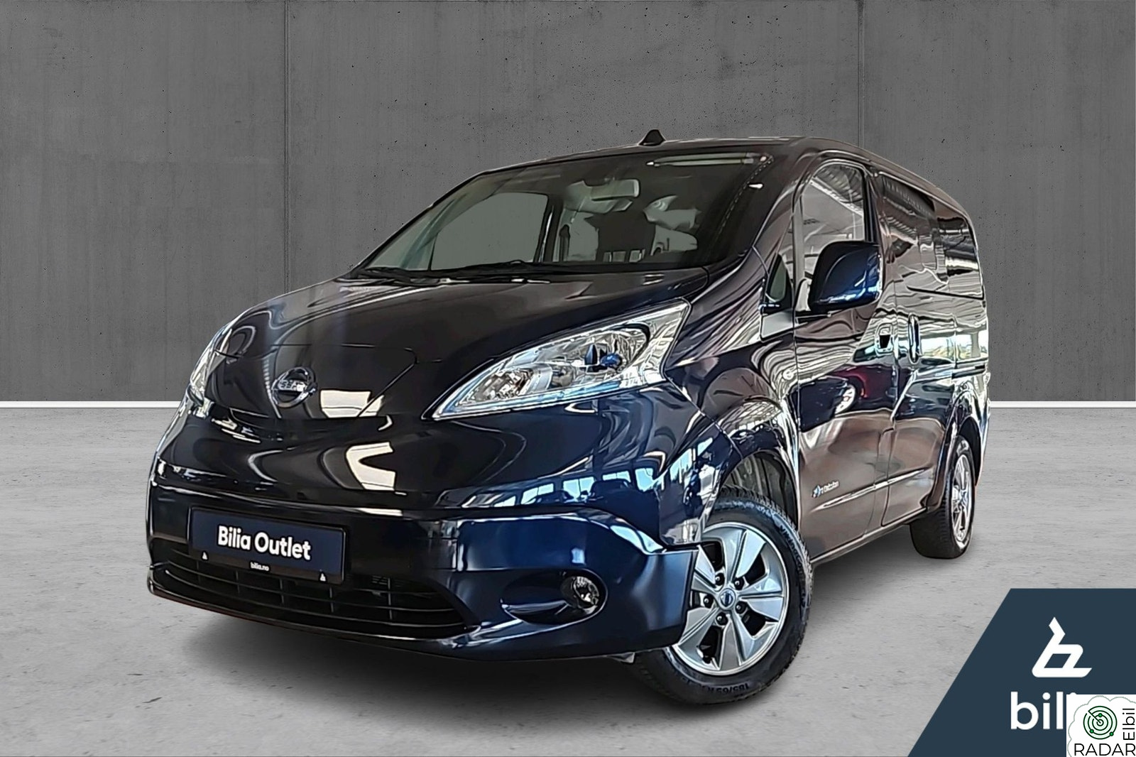 NISSAN e-NV200 40kWh Evalia 7-seter, R.kamera, Navi