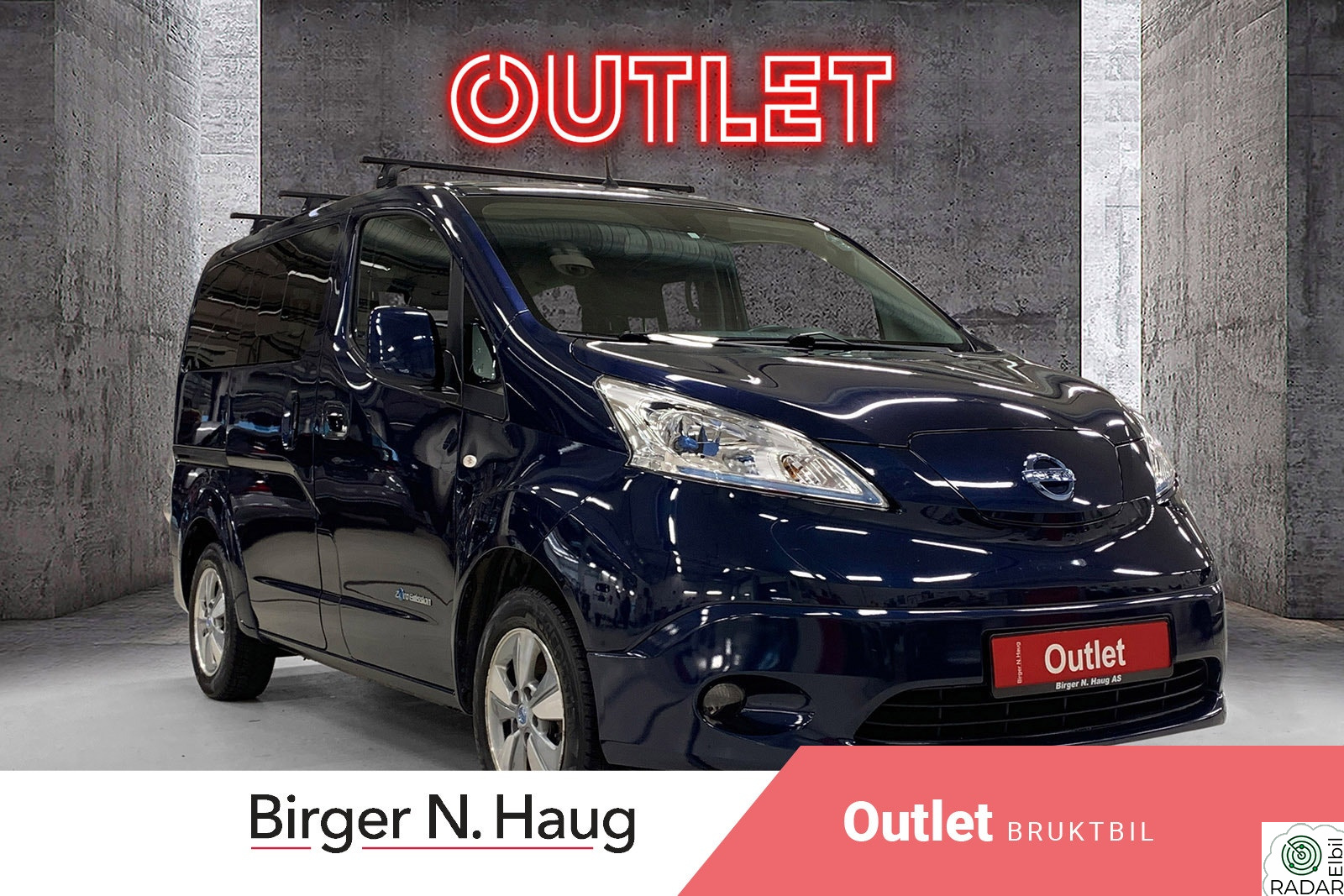NISSAN e-NV200 Evalia 40 kWt 7-s /Outlet/App/Forvarming/Rattvarme/