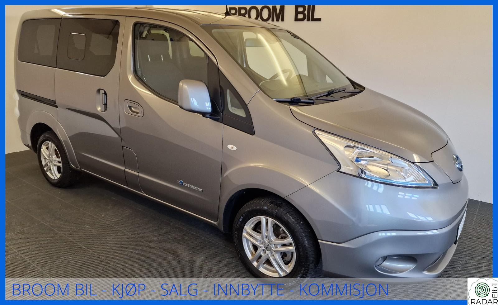 NISSAN e-NV200 7 SETER/LONG RANGE 200KM WLTP /KAMERA/NAVI/KUN 42000 KM