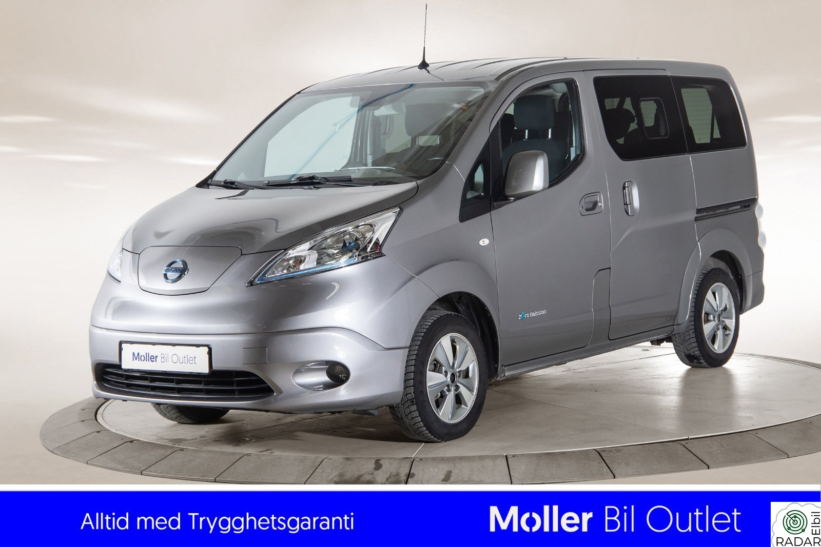 NISSAN e-NV200 40kWt 7-seter - R.Kam, Cruise, Navi