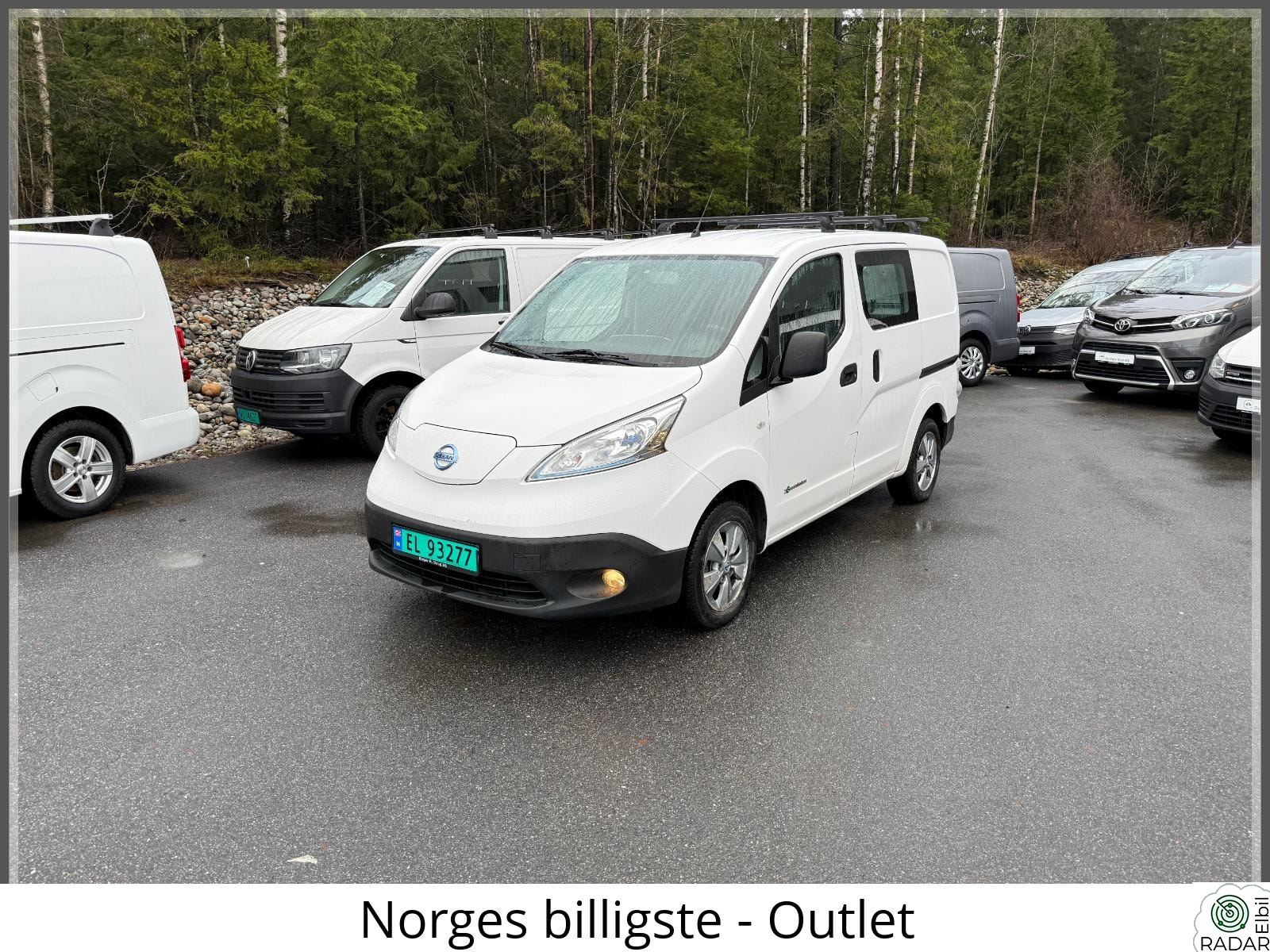 NISSAN e-NV200 R.Kamera|Radio|2 sett hjul|2 skyvedør/2 bakdører