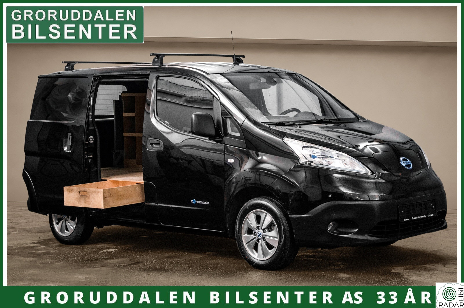 NISSAN e-NV200 40kWh*NORSK*Inredning/2Skyvedør/Navi/Kamera/DAB/Cruise