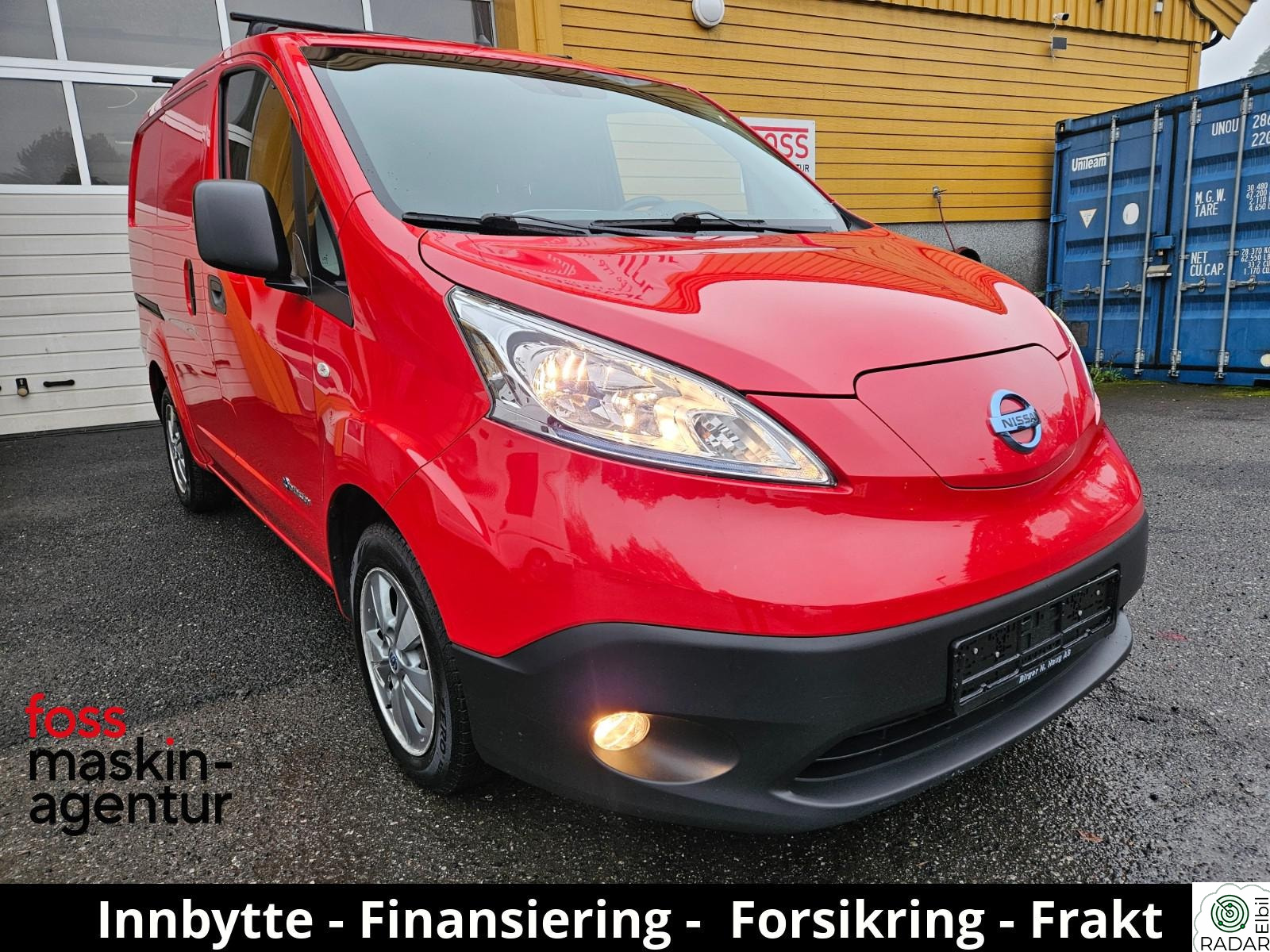 NISSAN e-NV200 40kwt 2xSkyvedør+Innredning+NY service+Gratis bom+++