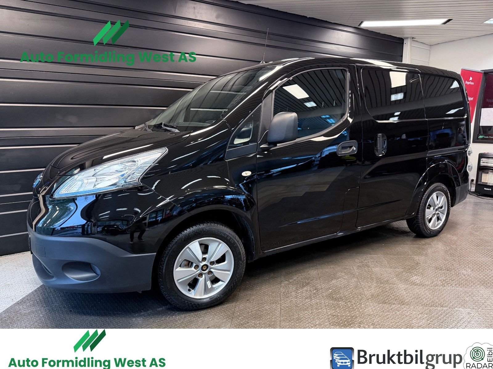 NISSAN e-NV200 2 seter 2xSD R.kamera Keyless 1.eier Garanti Norsk