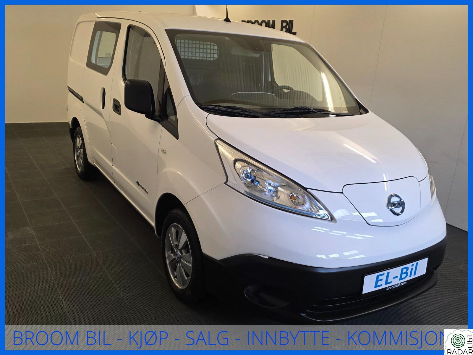 NISSAN e-NV200 40kWh 200KM WLTP /KROK/KAMERA/2 x SKYVEDØR/NAVI/CRUISE/