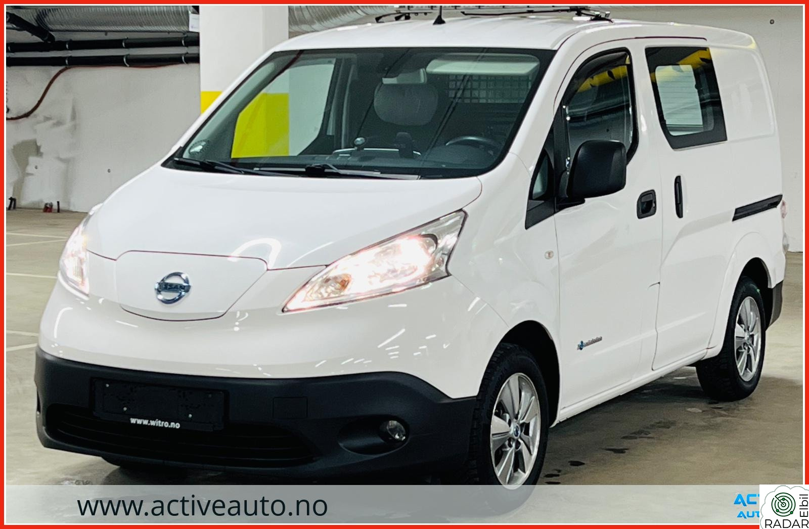 NISSAN e-NV200 40kWh Navi/Cruise/R-kamera/2xSkyvedør