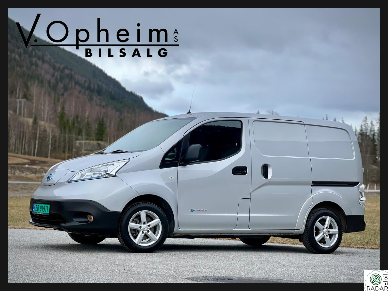 NISSAN e-NV200 40KWh/1Eier/Garanti/Klima/Rattvarme/Kamera/Alu