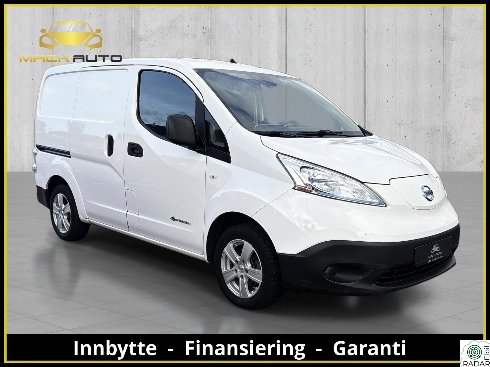 NISSAN e-NV200 109HK/200WLPT/2WD/Varme i ratt/R.kamera/DAB+/++