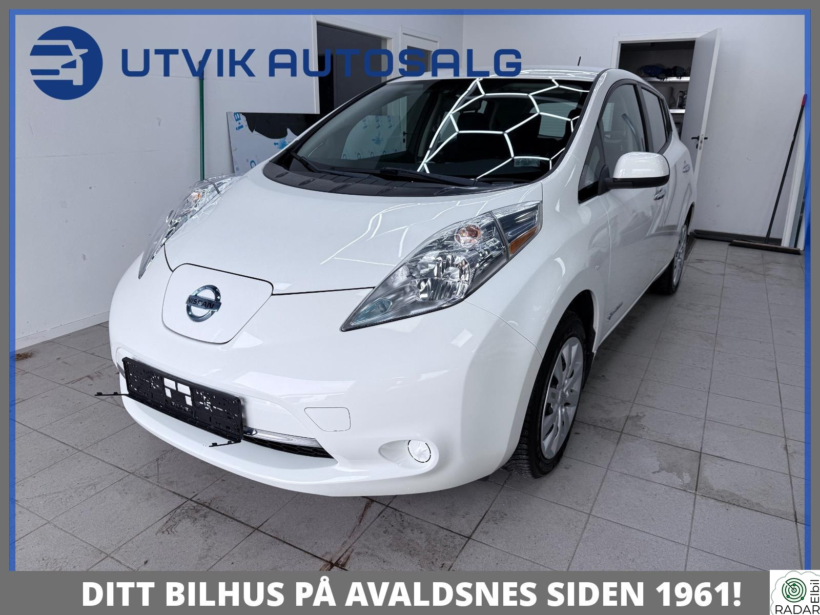 NISSAN Leaf 24KWH 109HK 11AV12 STREKER/R.KAMERA/VARMERATT++