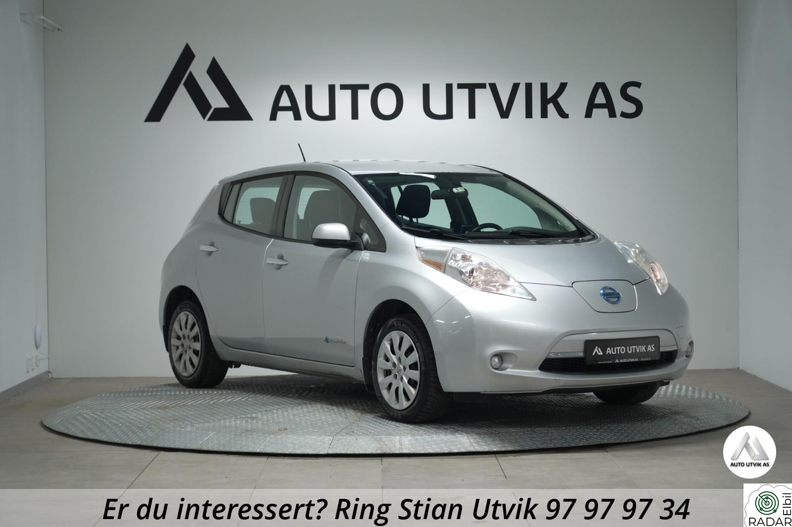 NISSAN Leaf NY EU/NY SERVICE/HURTIGLADING/GARANTI/DAB+/2LEDNINGER