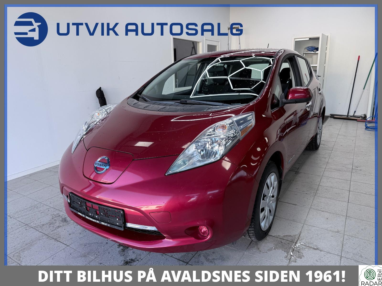 NISSAN Leaf 24KWH 12 AV 12 STREKER/RYGGEKAMERA/VARMERATT/KLIMA++