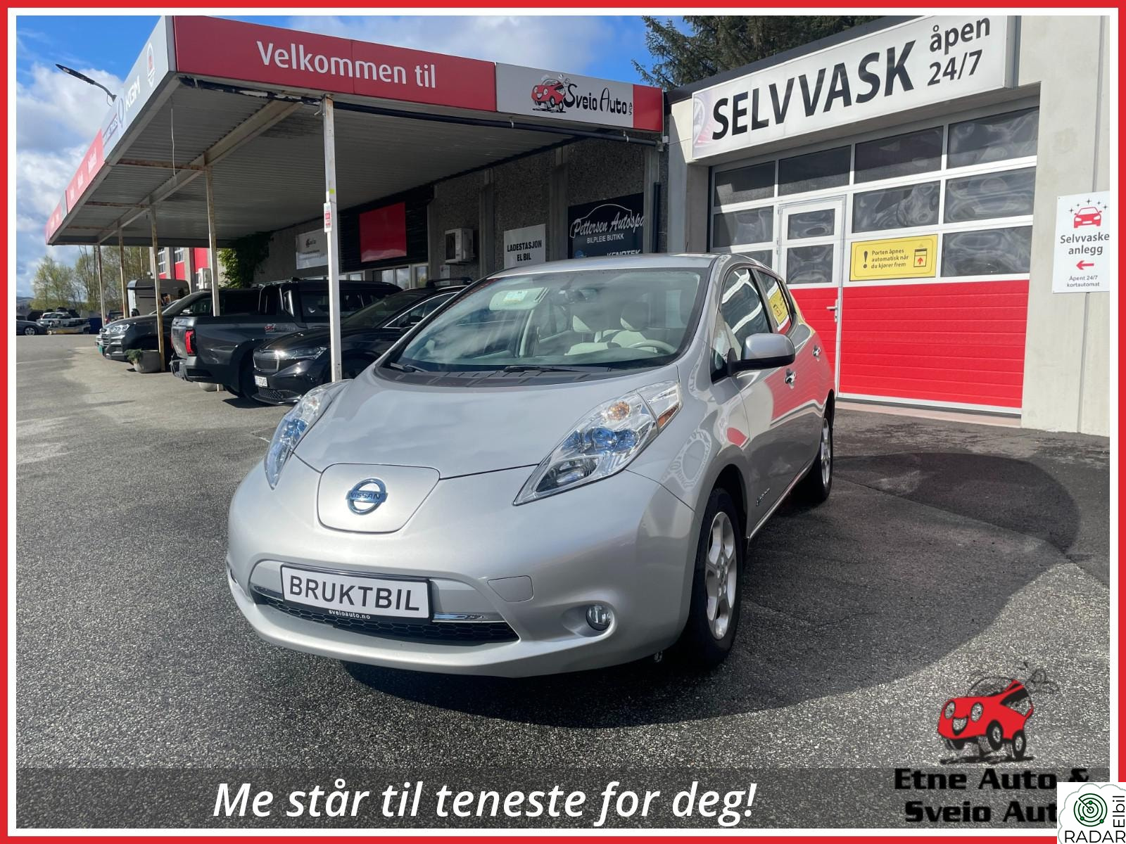 NISSAN LEAF Velholdt Leaf / rygge cam / varme i ratt /lav km /