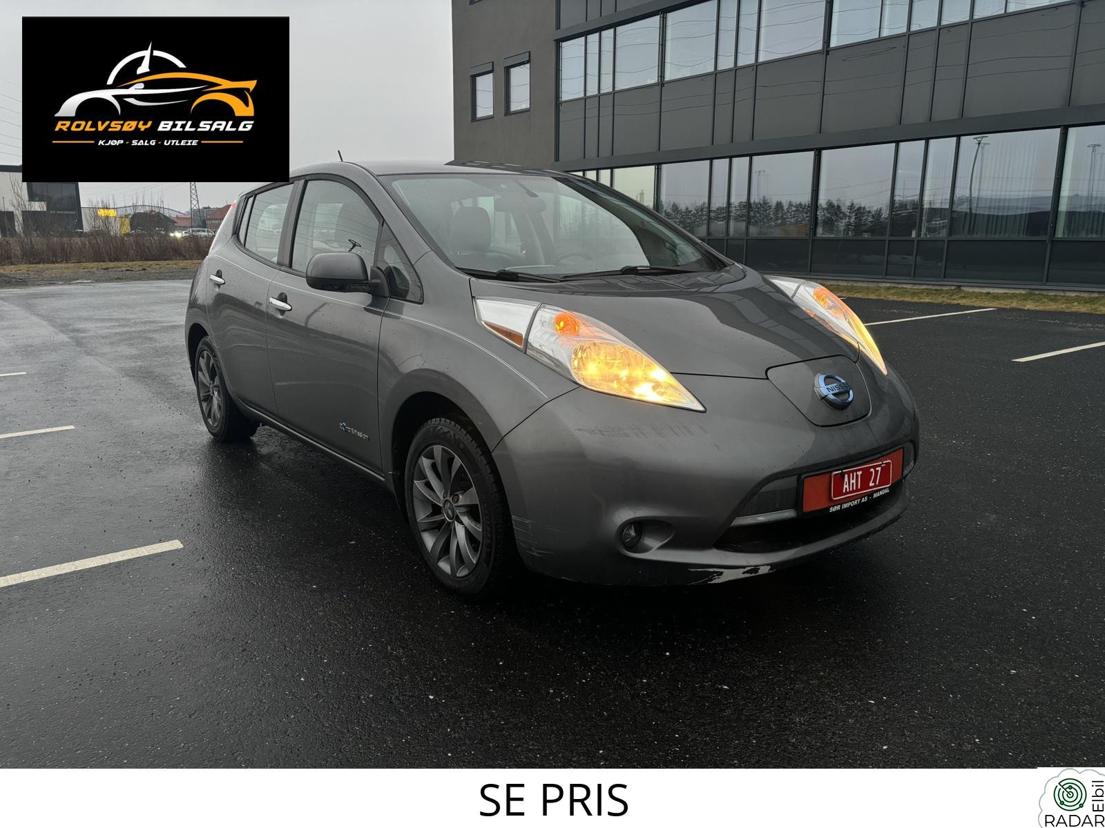 NISSAN LEAF 30kwh | 10 / 12 batteristrek | S+V Dekk | Eu controll